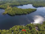 Aerial Views of Coleman Pond Cottage